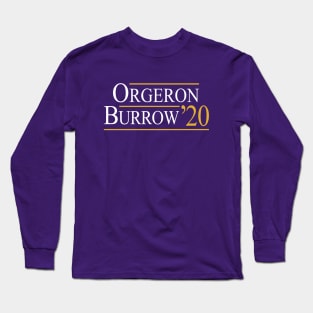 Orgeron Burrow ‘20 Long Sleeve T-Shirt